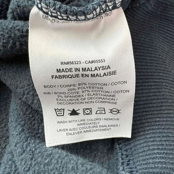 Nike Navy Crew Neck Sweatshirt Vintage Retro Long Sleeves Embroidered Medium - Picture 11 of 13